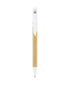 Promosyon 0522-280-B Tohumlu Tükenmez Kalem Beyaz , Renk: Beyaz