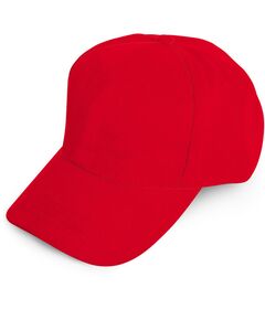 Promosyon 0501-K İthal Polyester Şapka Kırmızı , Renk: Kırmızı