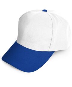 Promosyon 0501-LB İthal Polyester Şapka Lacivert - Beyaz , Renk: Lacivert - Beyaz