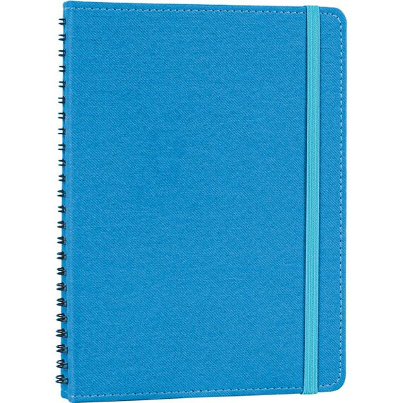 Promosyon Sirkeci-MV Gizli Spiralli Defter Mavi 15 x 21,5 cm, Renk: Mavi, Ebat: 15 x 21,5 cm