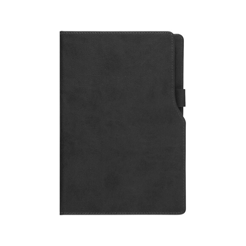 Promosyon Kısıklı-S Tarihsiz Defter Siyah 14,5 x 21 cm, Renk: Siyah, Ebat: 14,5 x 21 cm